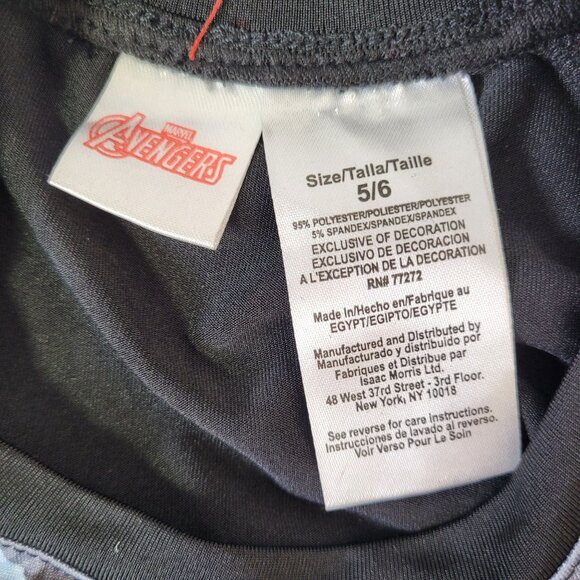 Marvel Avengers Boy's Black Panther Short Sleeve Graphic T-Shirt Black Size 5/6 - Picture 5 of 7